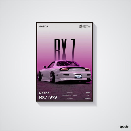 Mazda RX7 - JDM Car Poster
