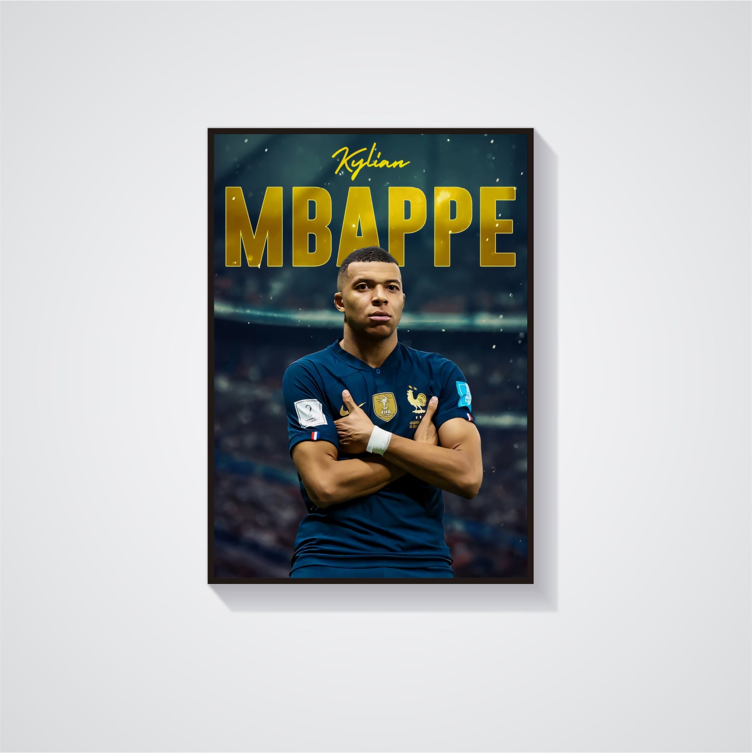 Kylian Mbappe Poster - Football Poster