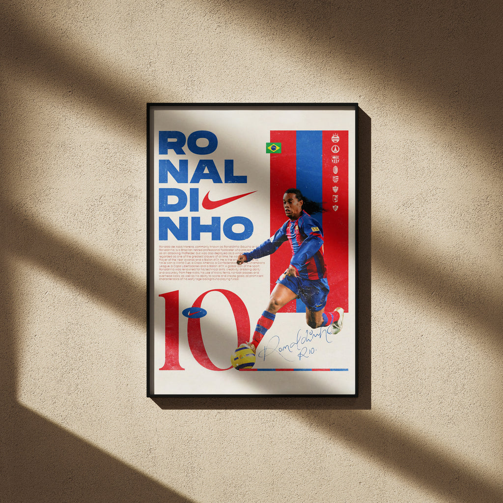 Ronaldinho Poster - Football Poster