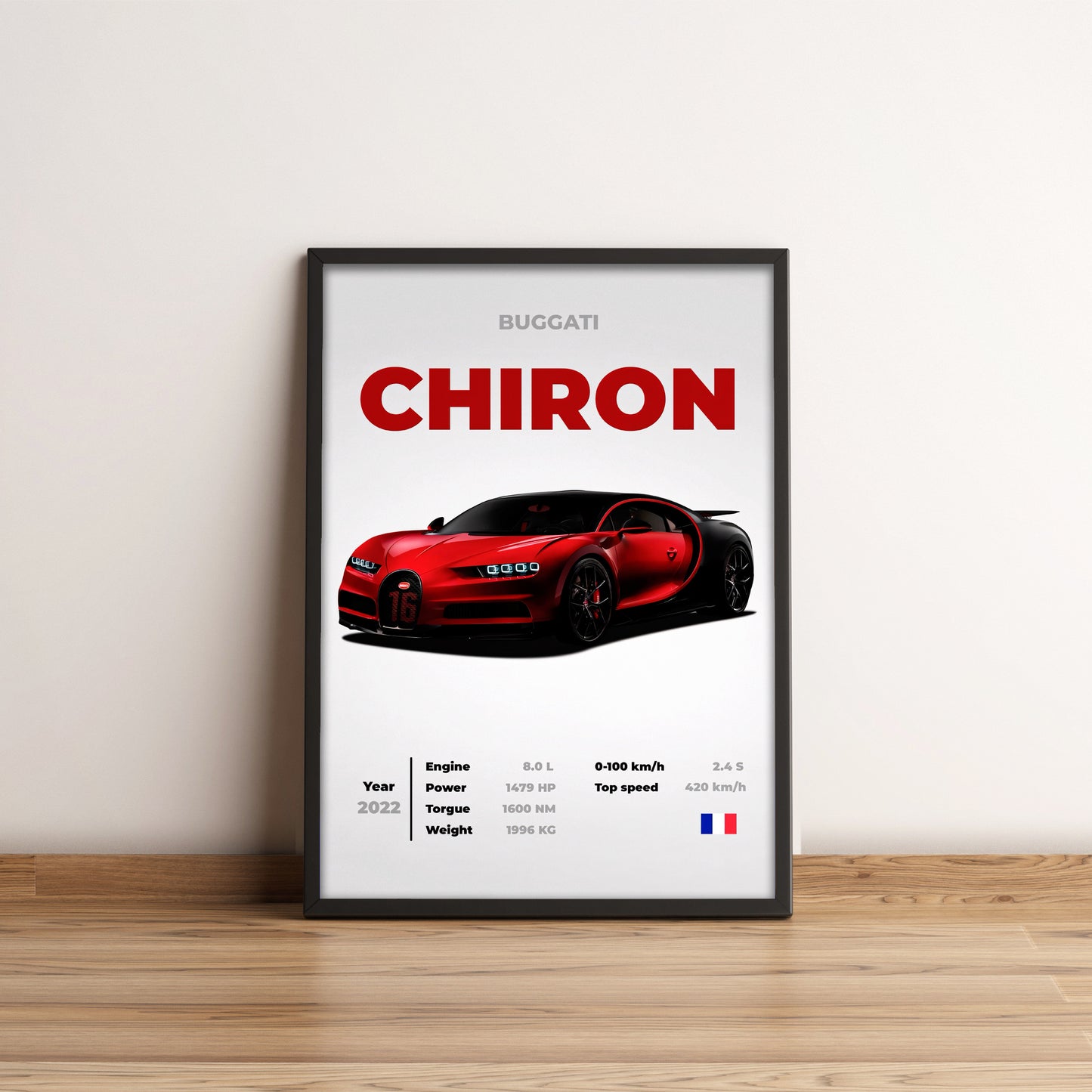 Bugatti Chiron - Sport Car Poster