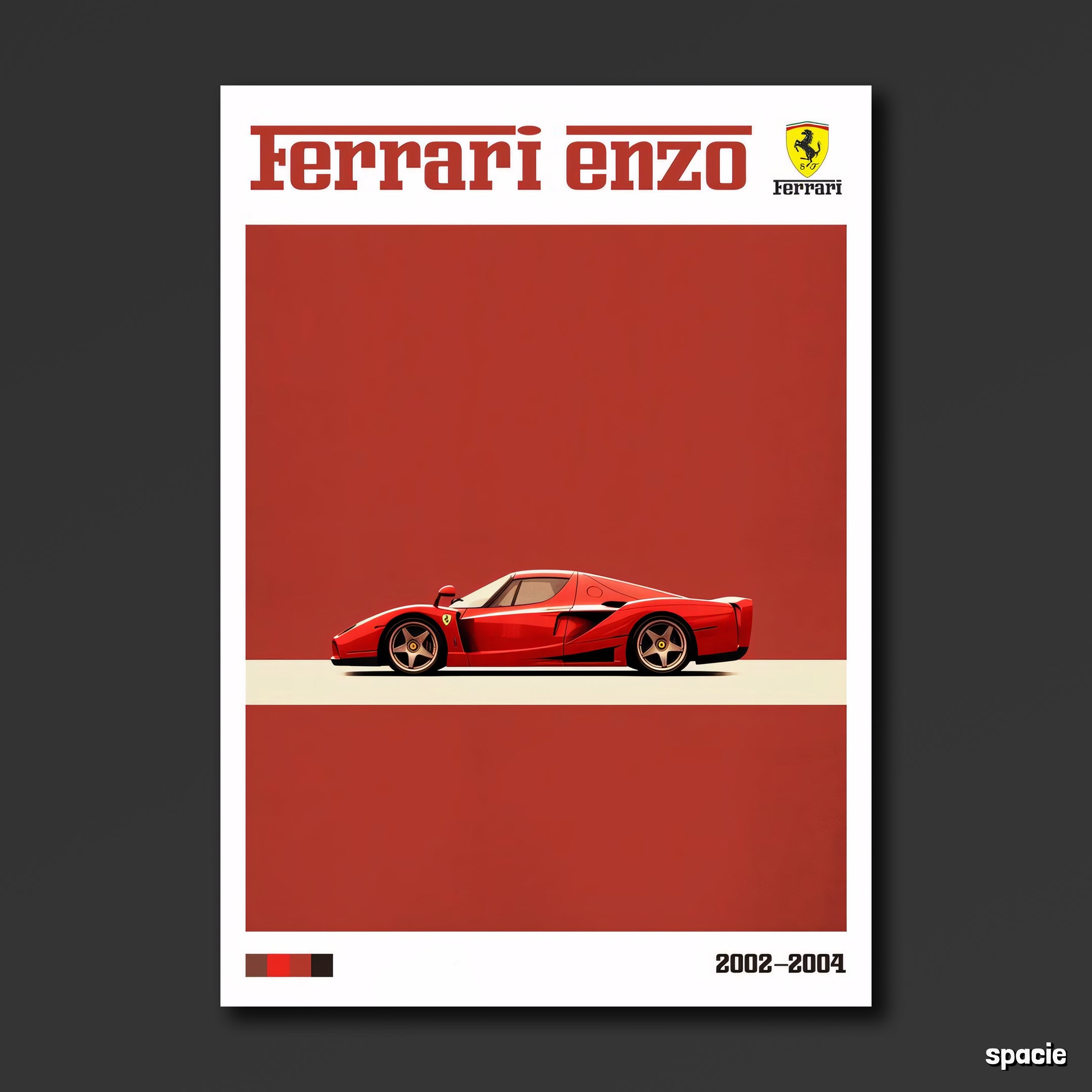 Ferrari Enzo - Supercar Poster