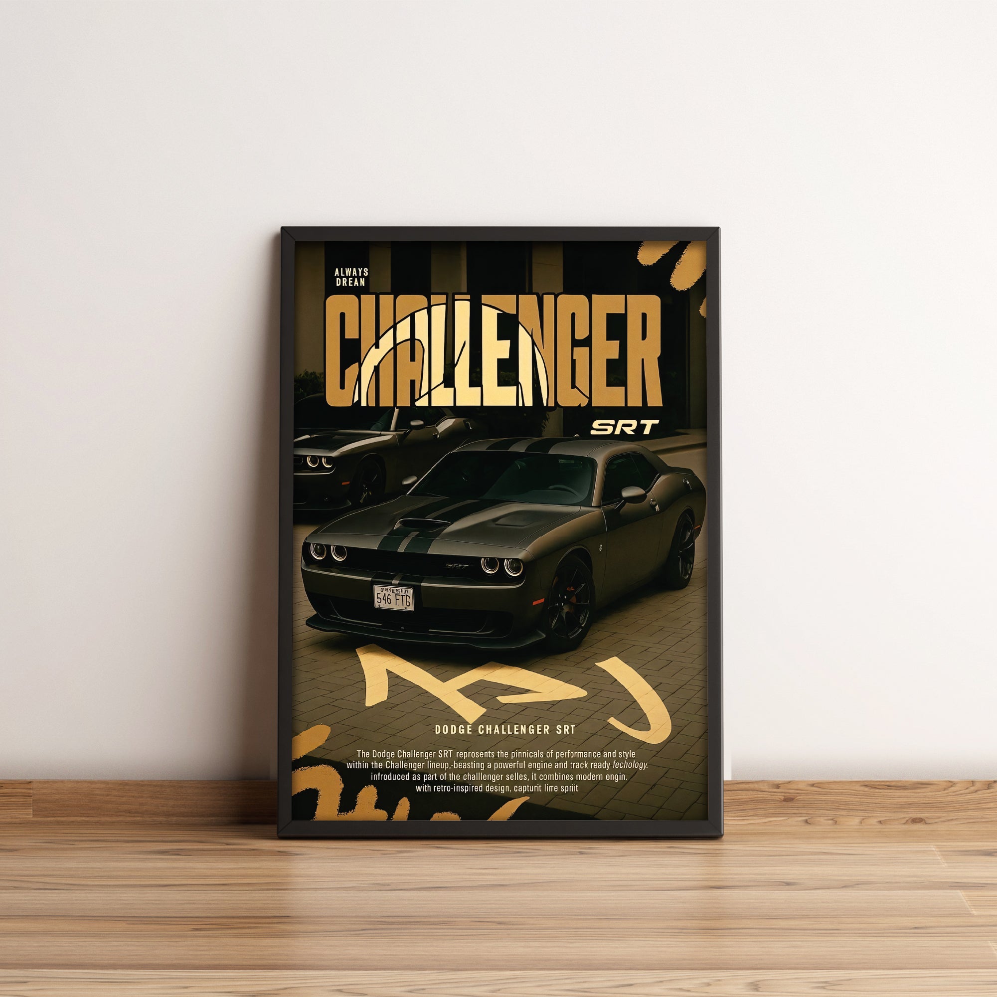 Dodge Challenger SRT  - Car Posters Collection