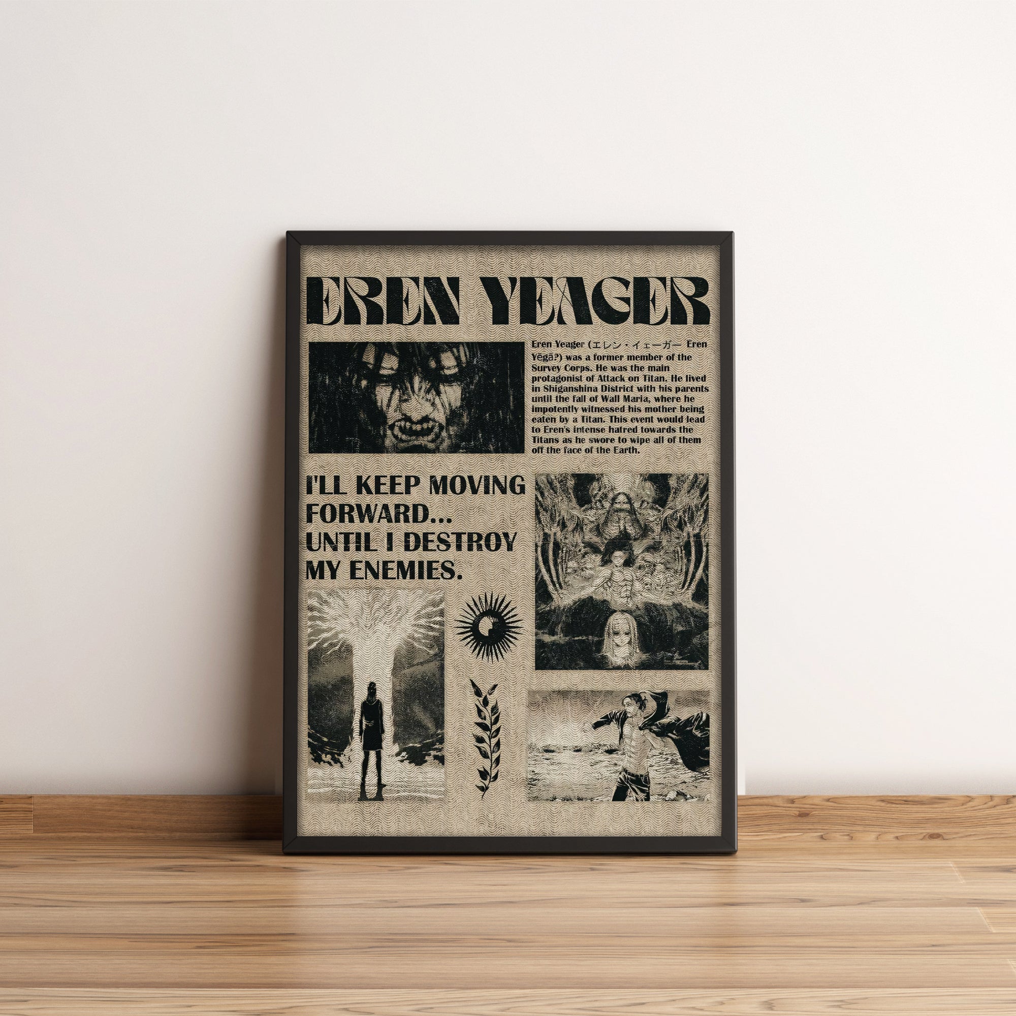Eren Yeager - Attack on titan - Anime Posters Collection