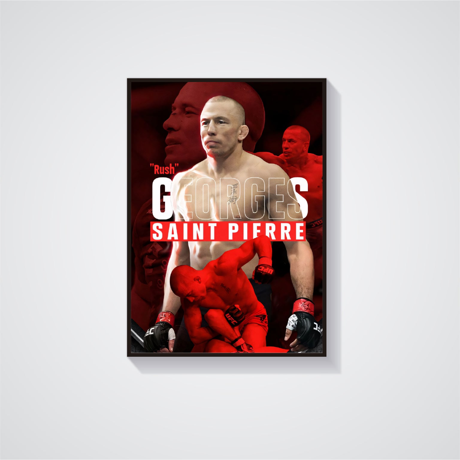 George st-pierre Poster 05