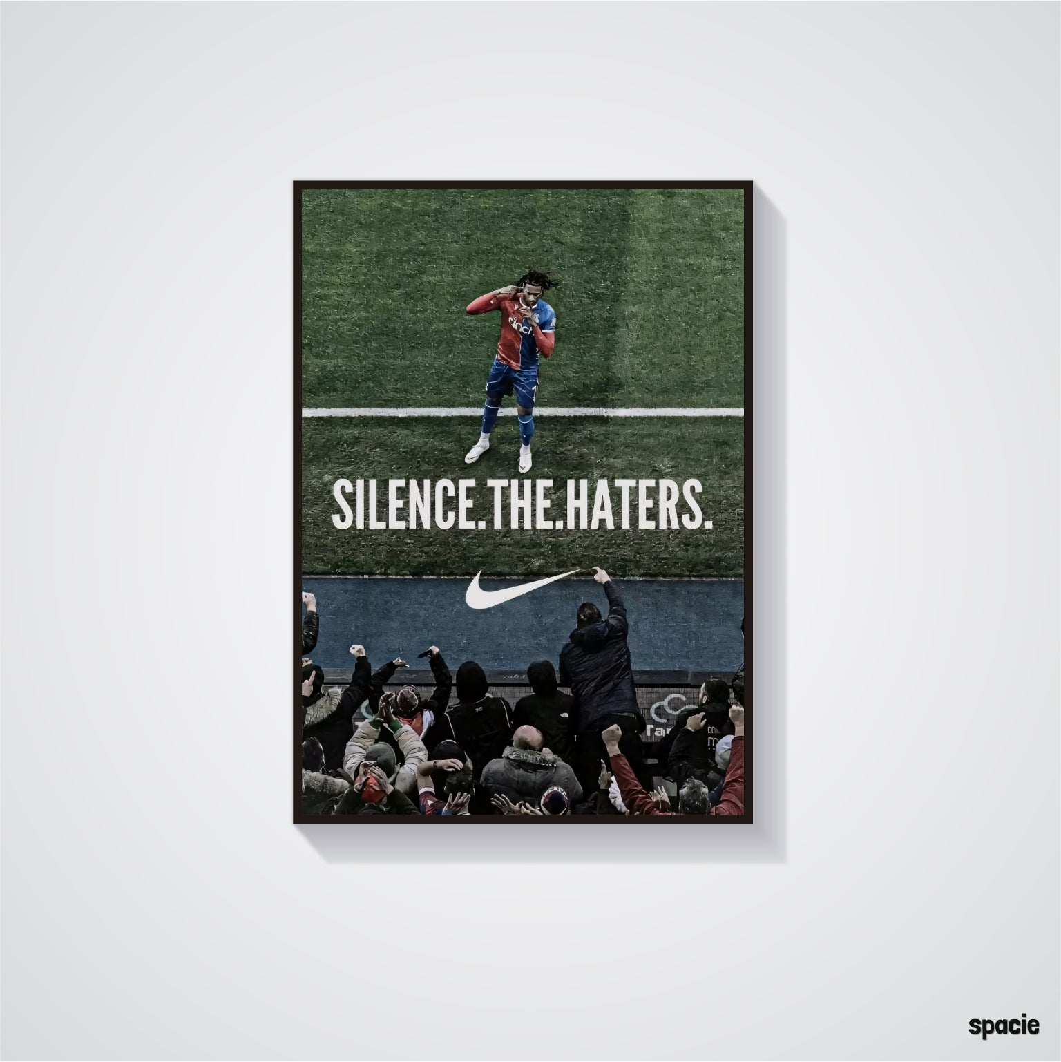 Silence the Haters Poster - Football Poster