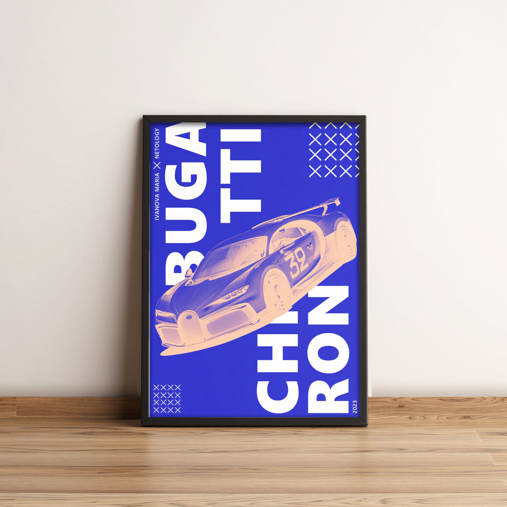 Bugatti Chiron - Sport Car Poster