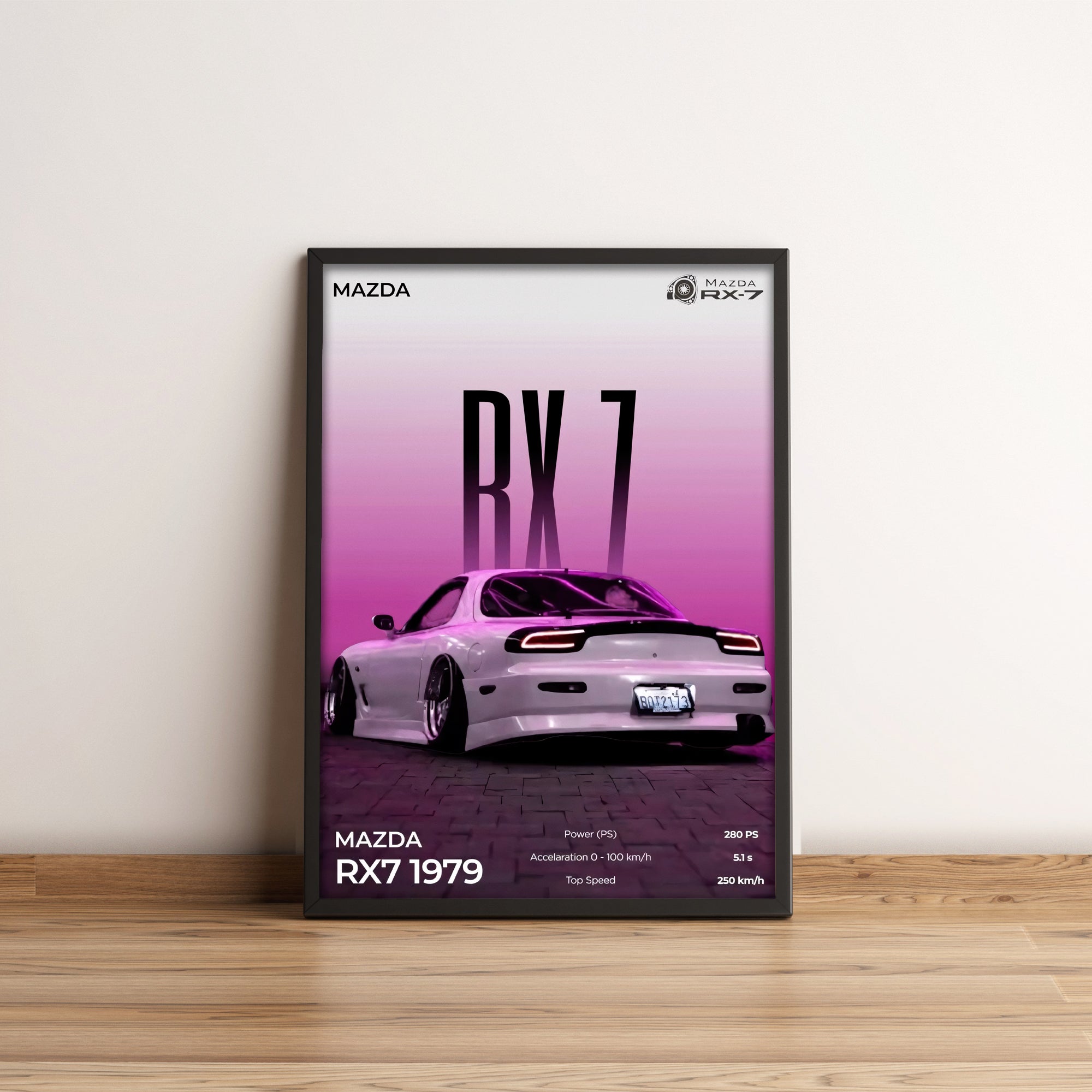 Mazda RX7 - JDM Car Poster
