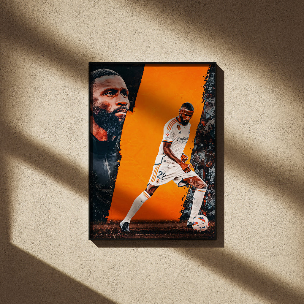 Antonio Rudiger Poster - Football Poster