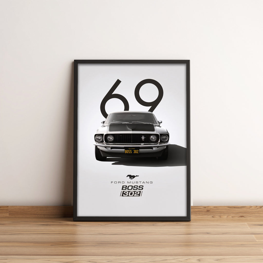 Ford Mustang Boss - Muscle Car Poster