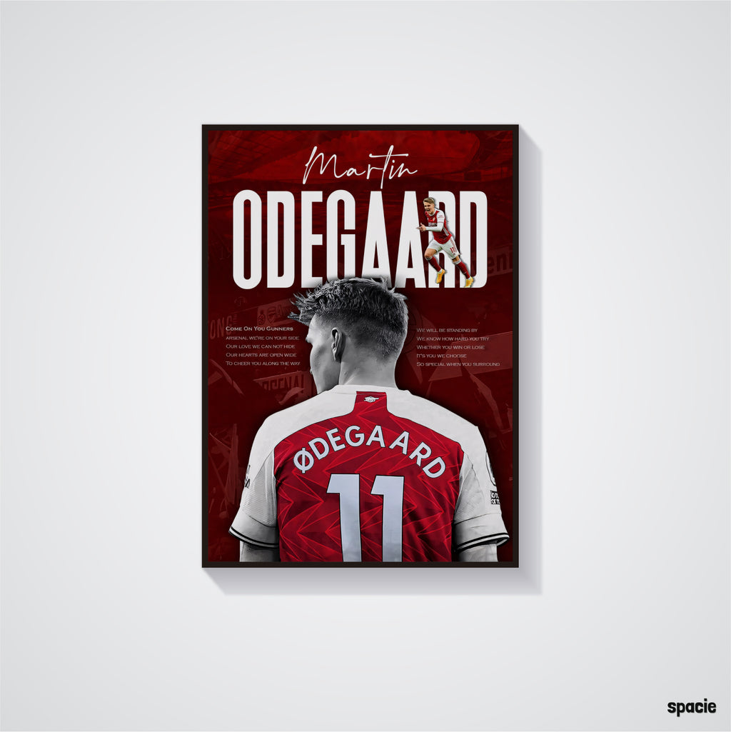 Martin Odegaard Poster - Football Poster