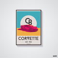 Chevrolet Corvette c8 - Sport Car Poster