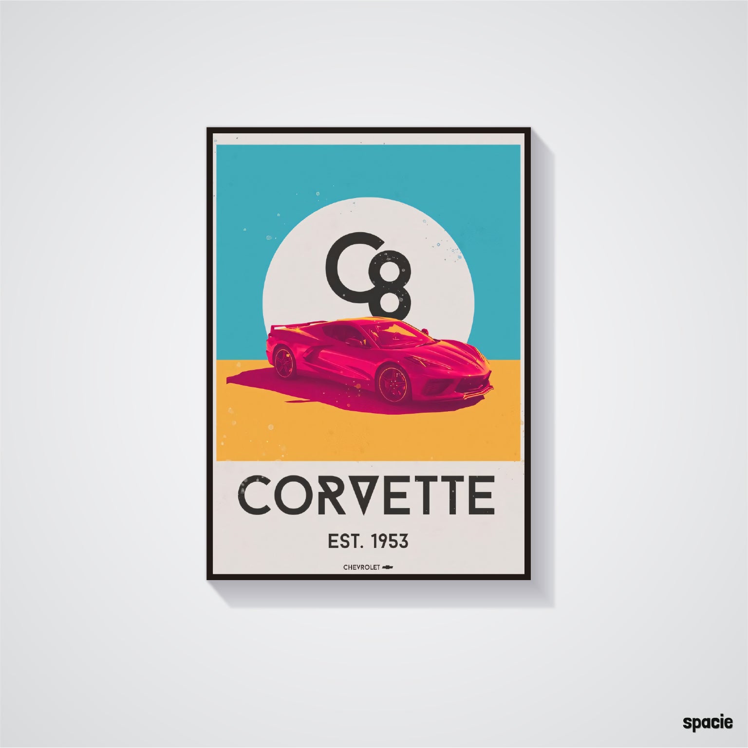 Chevrolet Corvette c8 - Sport Car Poster
