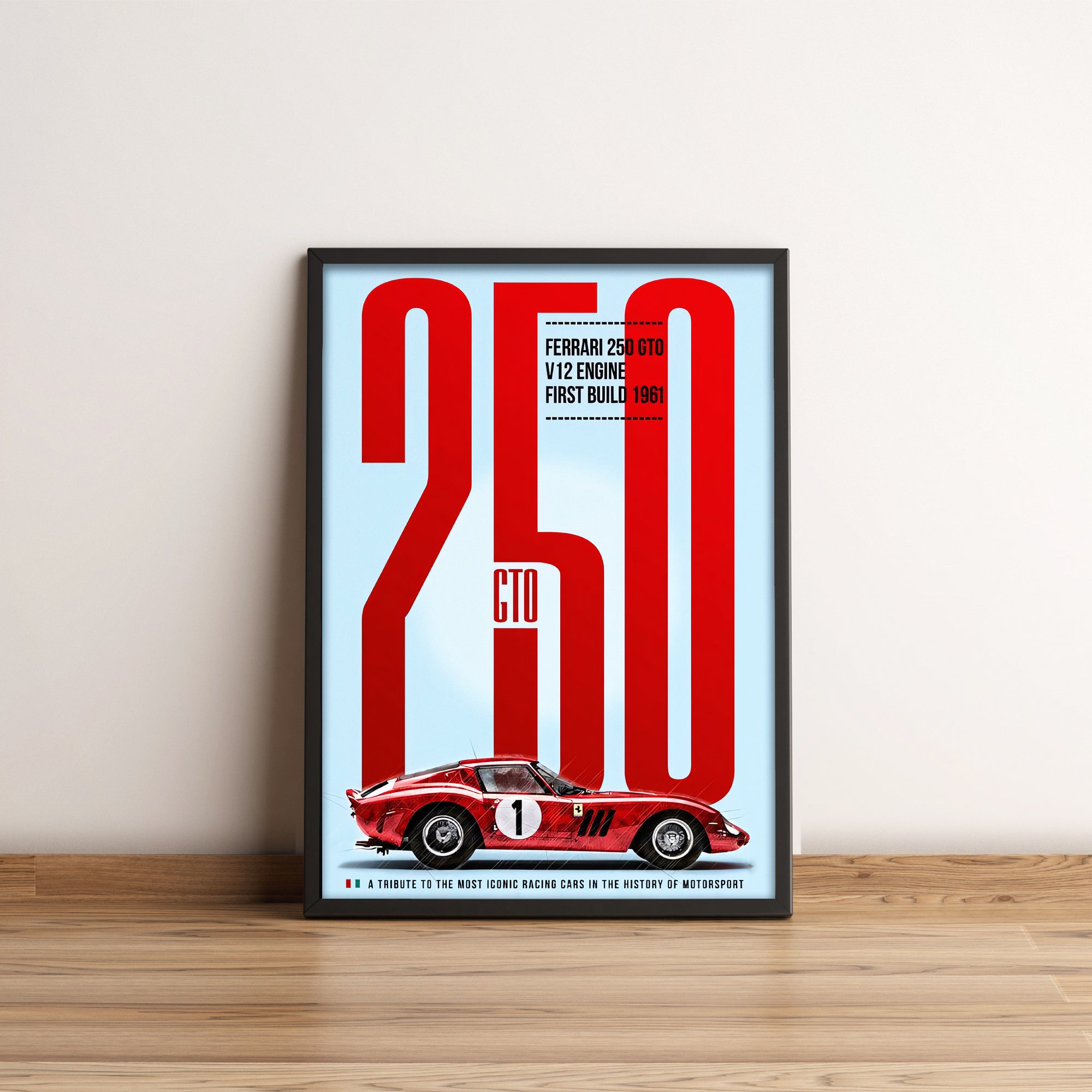 Ferrari 250 GTO - Classic Car Poster