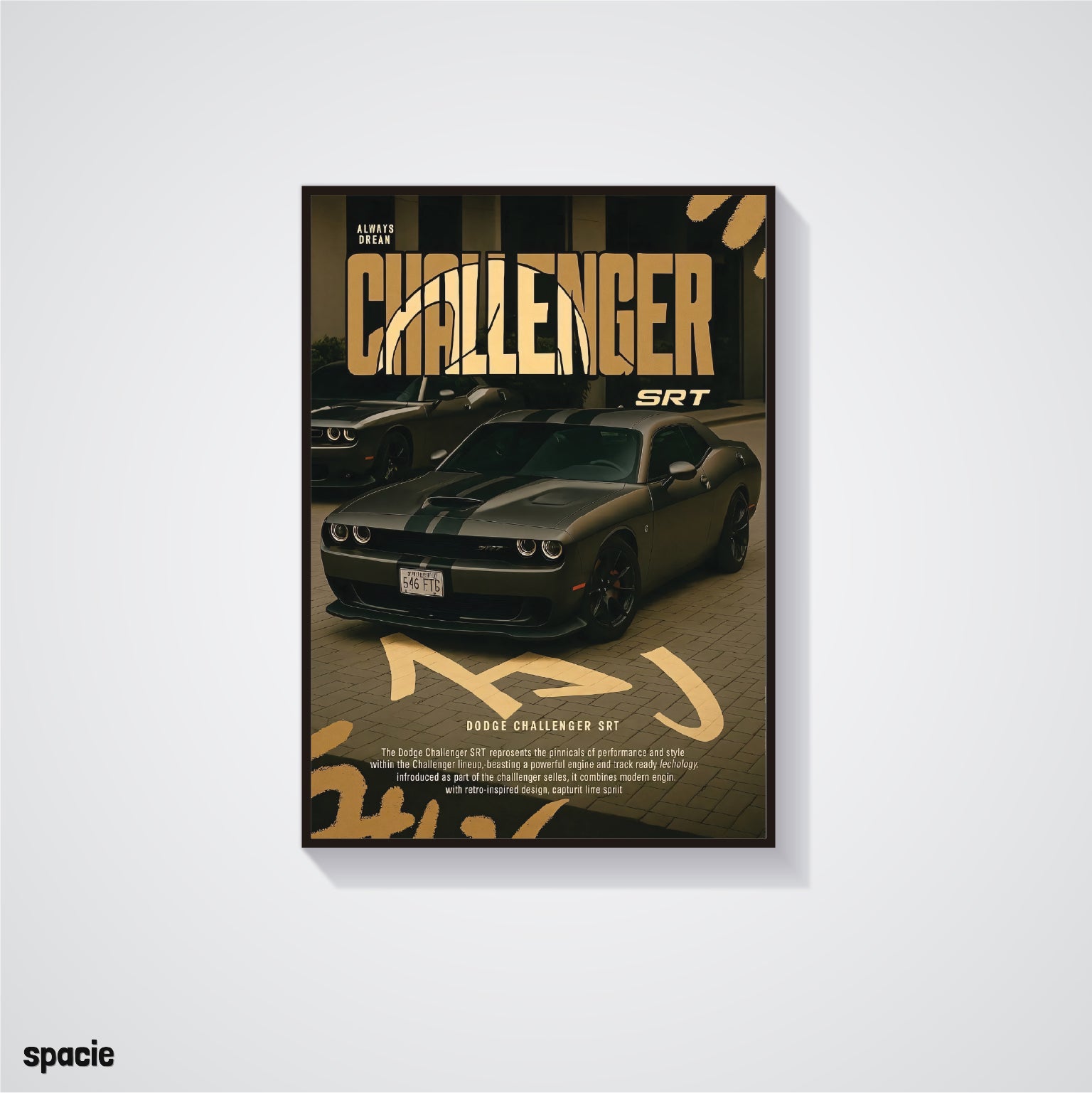 Dodge Challenger SRT  - Car Posters Collection
