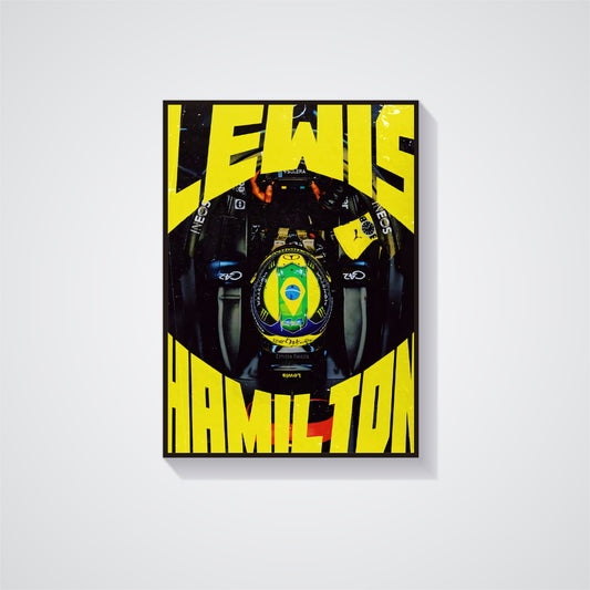 Lewis Hamilton F1 Poster 02