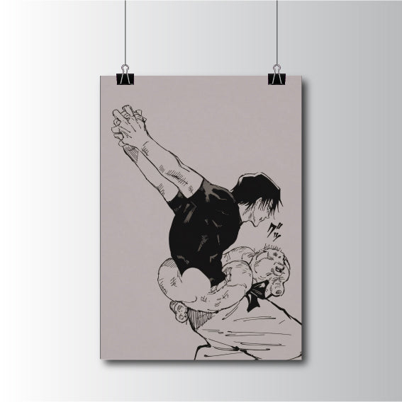 Toji Fushiguro Jujutsu Kaisen Anime Poster