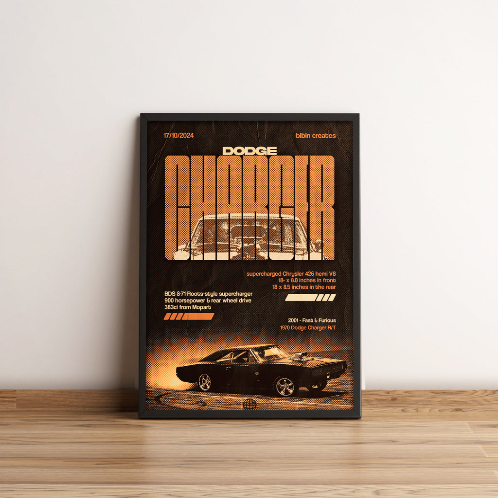 Dodge Charger  - Car Posters Collection