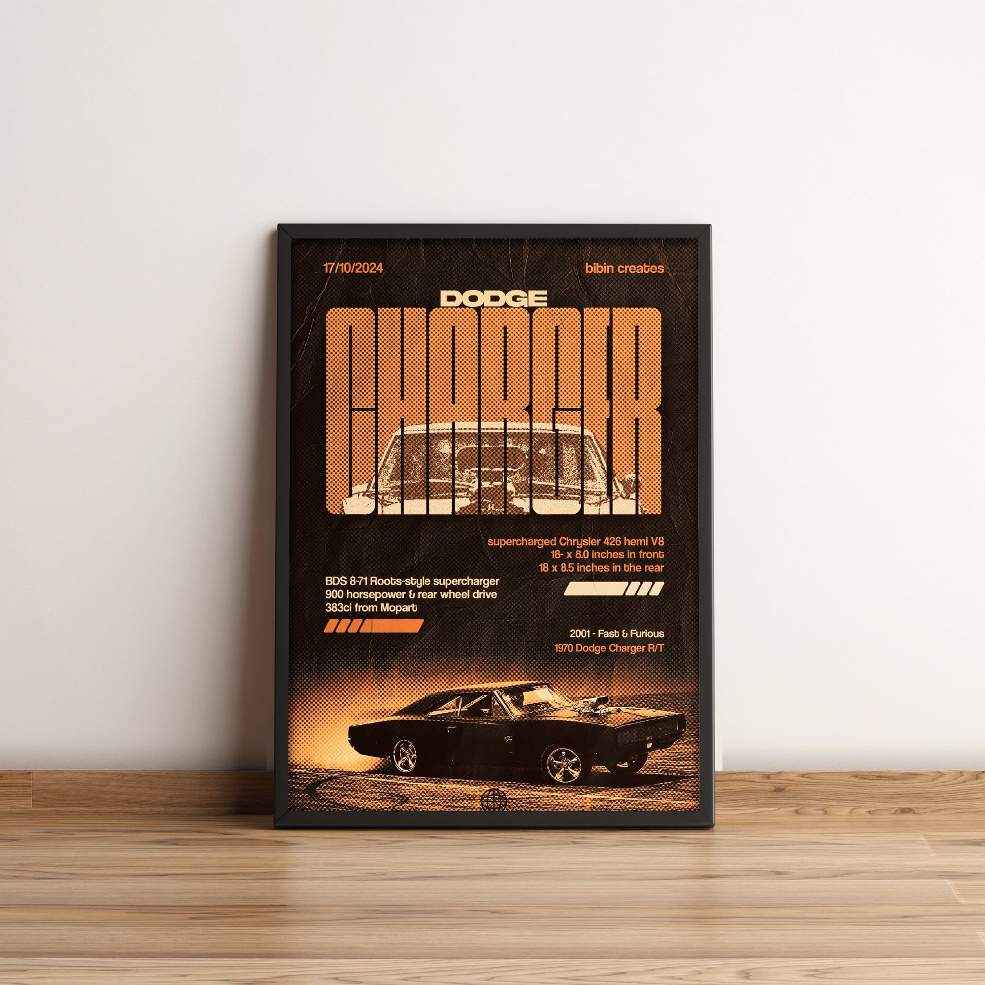 Dodge Charger  - Car Posters Collection