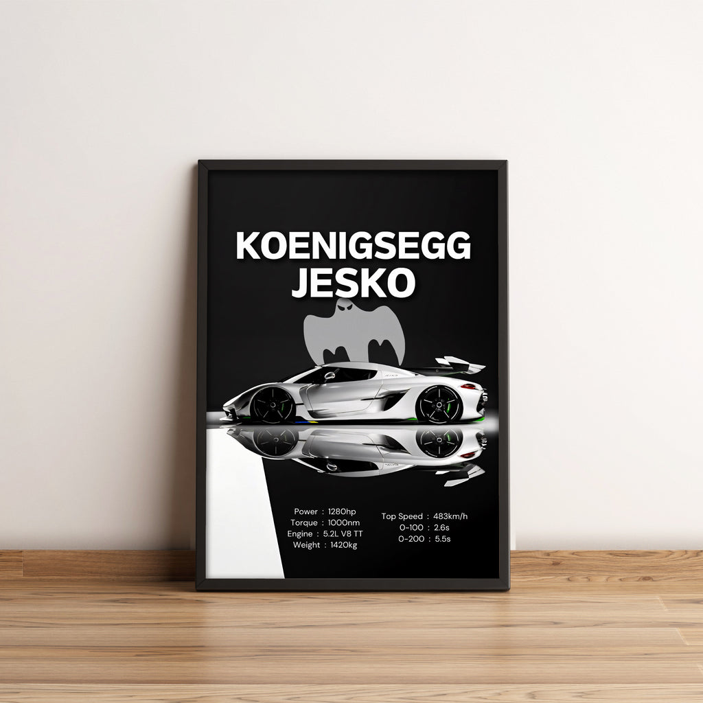Koenigsegg Jesko - Supercar Poster