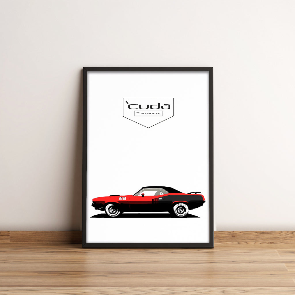 Plymouth Hemi 'Cuda - Muscle Car Poster