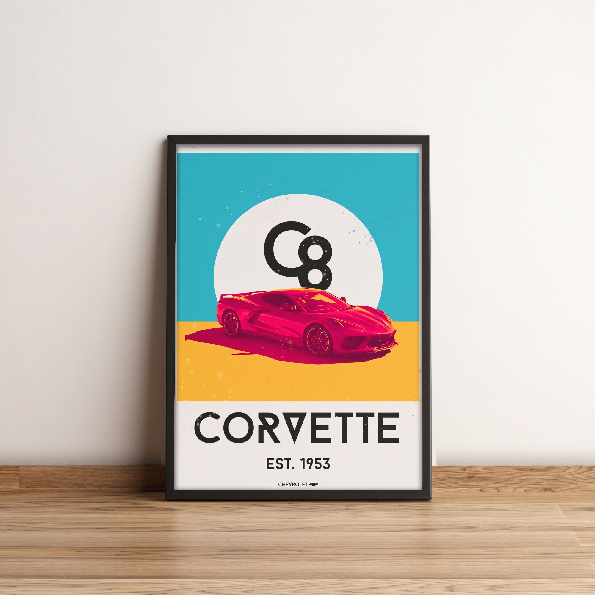Chevrolet Corvette c8 - Sport Car Poster