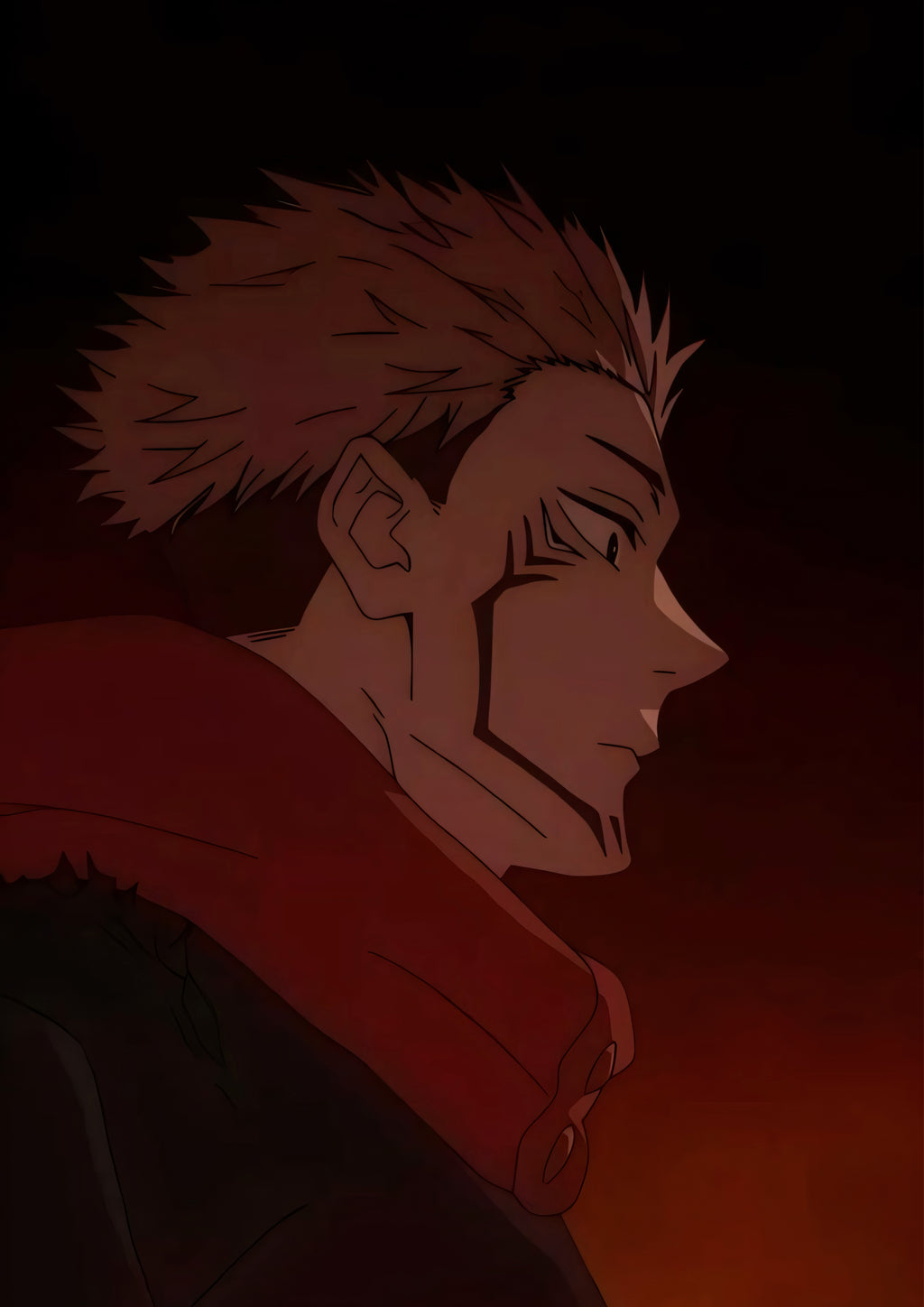Sukuna Jujutsu Kaisen Anime Poster