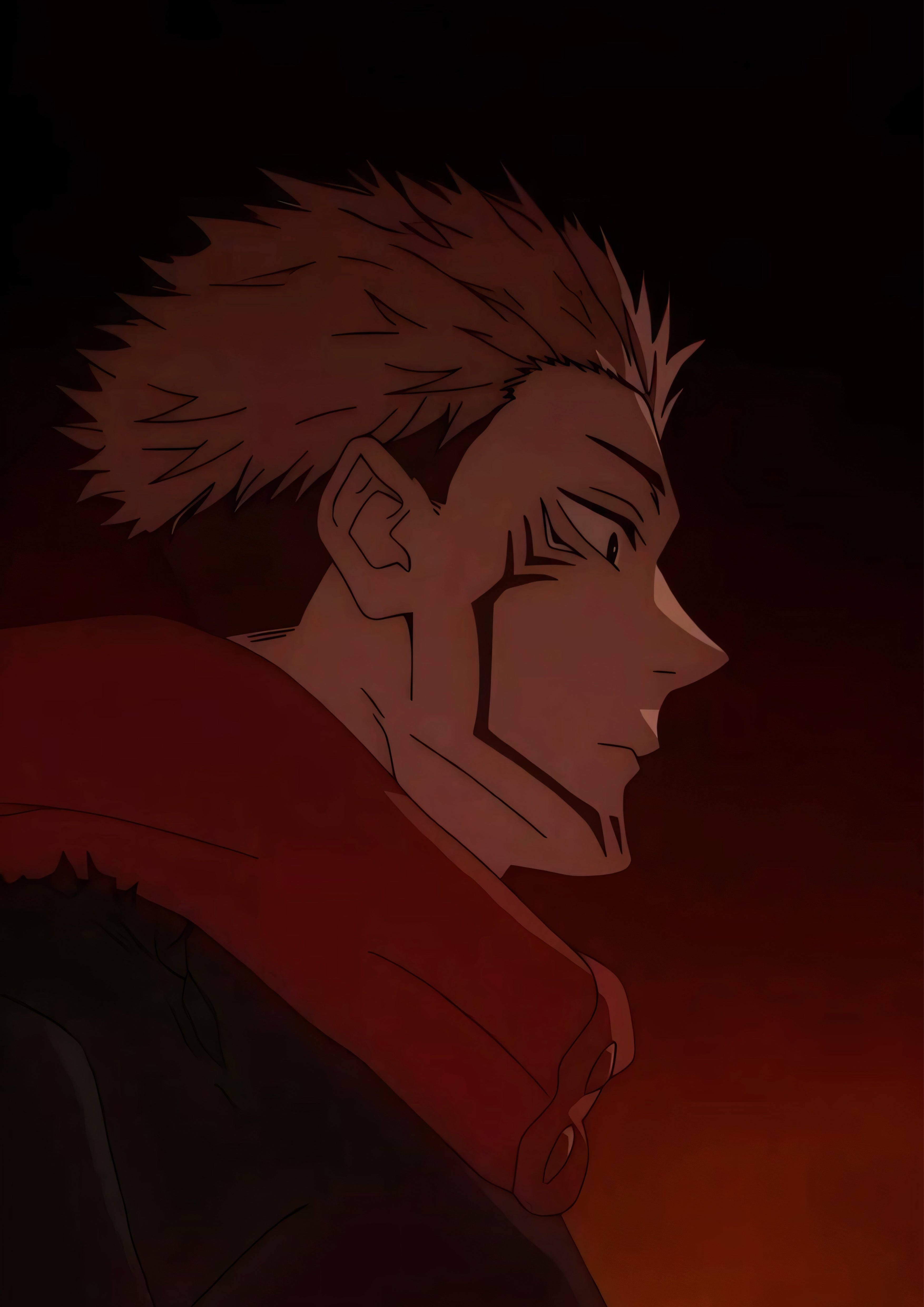 Sukuna Jujutsu Kaisen Anime Poster