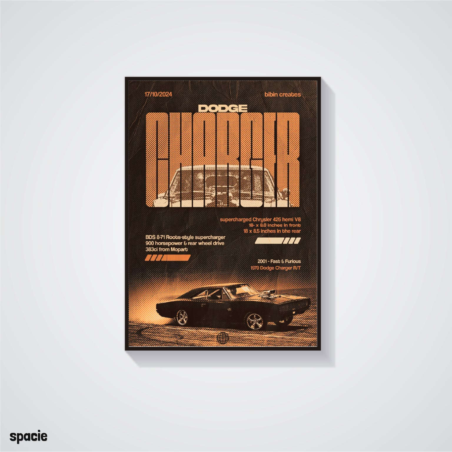 Dodge Charger  - Car Posters Collection