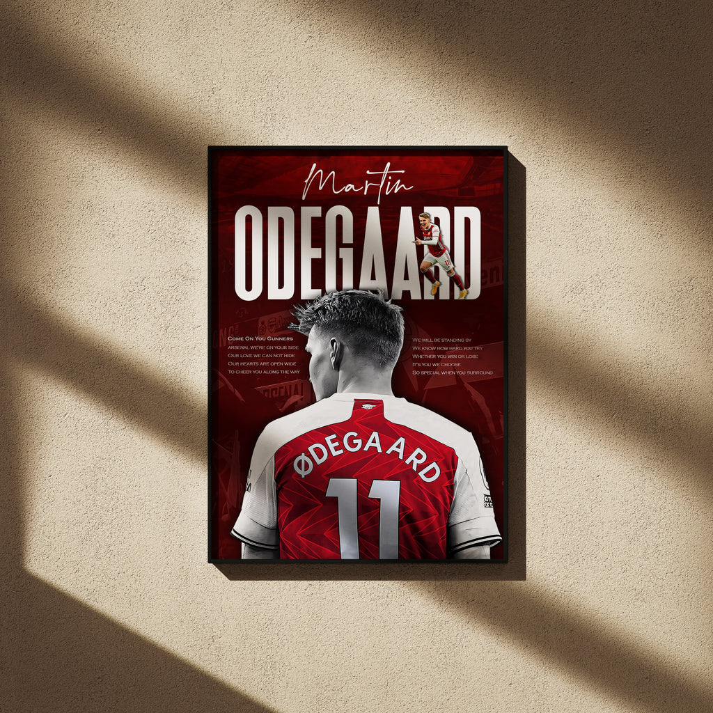 Martin Odegaard Poster - Football Poster