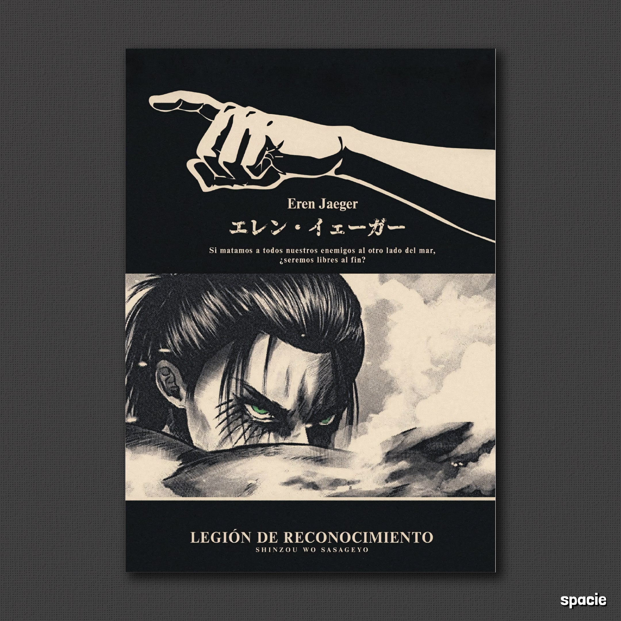 Eren Yeager - Attack on titan - Anime Posters Collection