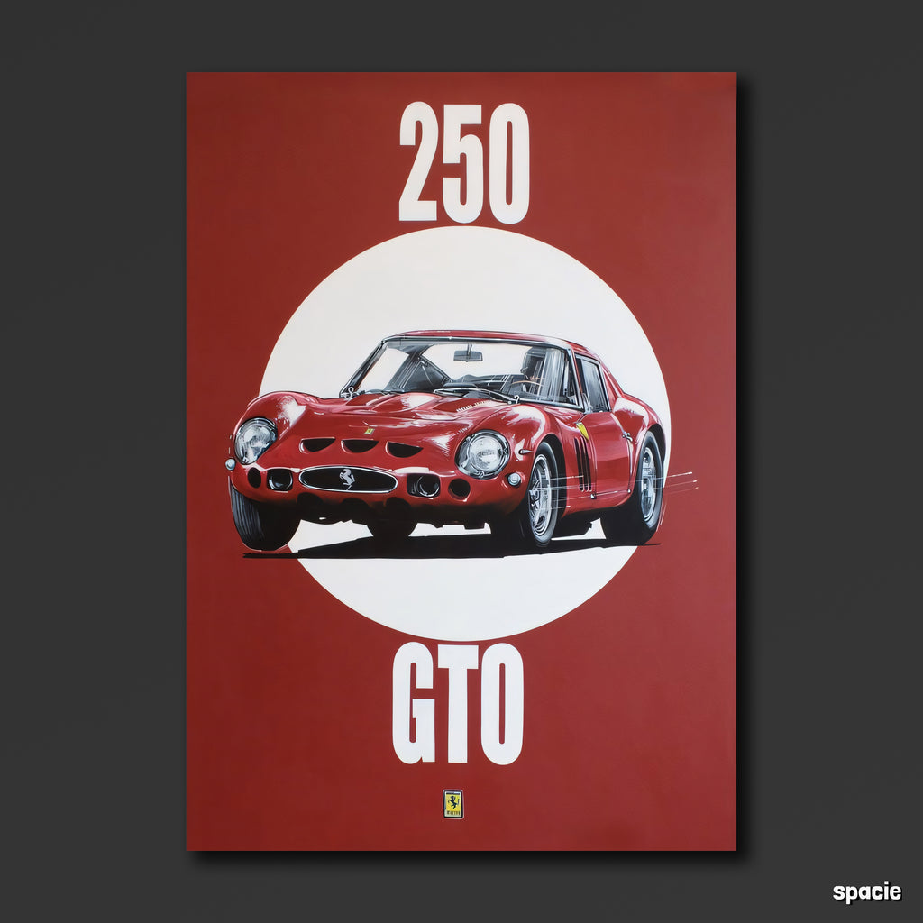 Ferrari 250 GTO - Classic Car Poster