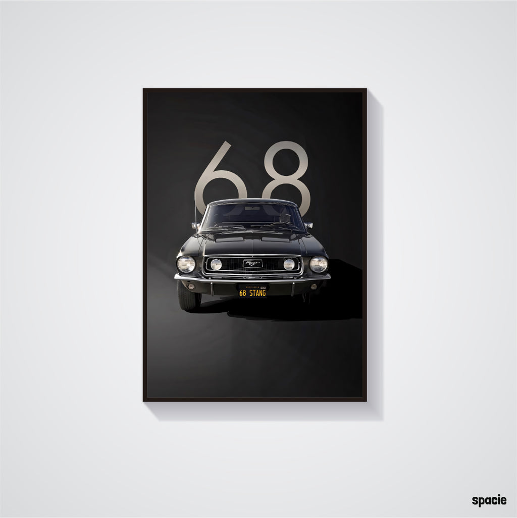 Ford Mustang - Classic Car Poster