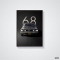 Ford Mustang - Classic Car Poster
