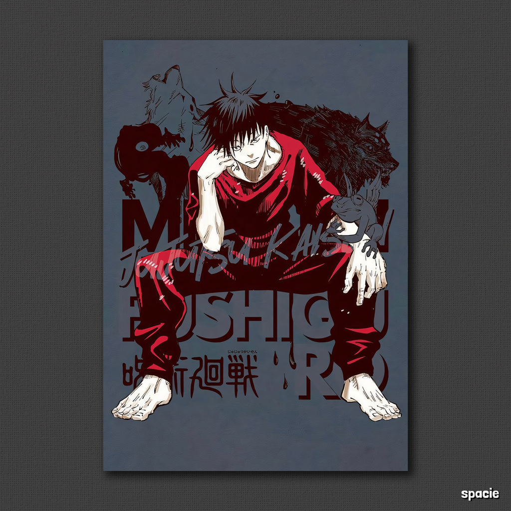 Megumi Fushiguro - Jujutsu Kaisen - Anime Poster