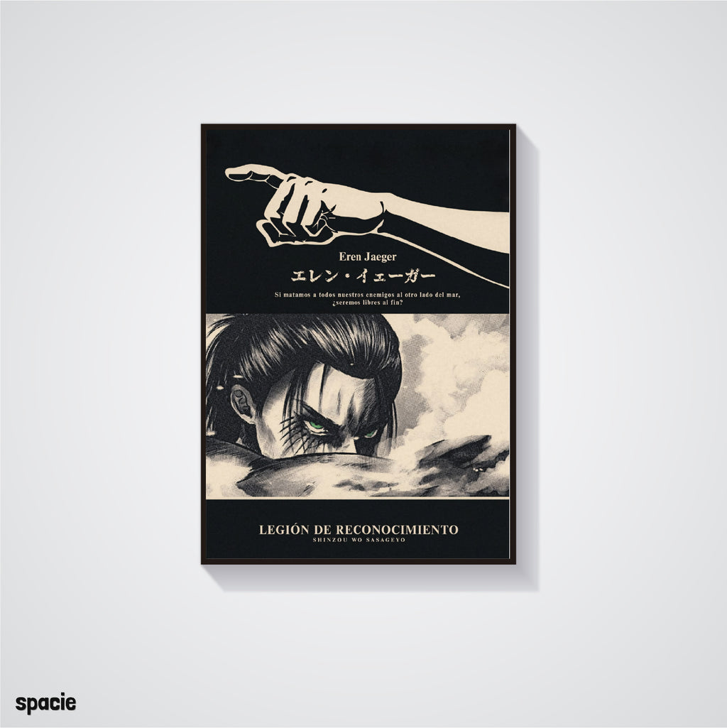 Eren Yeager - Attack on titan - Anime Posters Collection