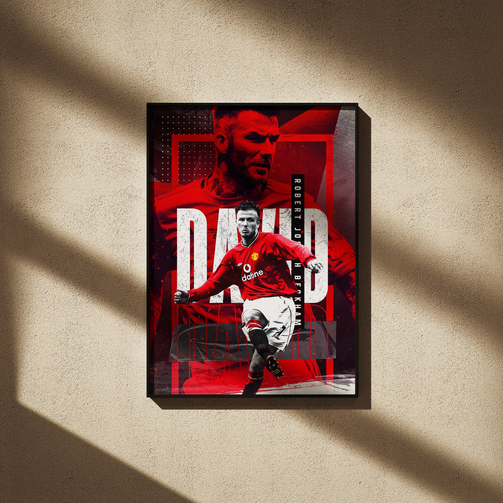 David Beckham Poster - Football Poster