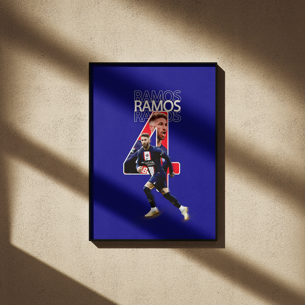 Sergio Ramos Poster - Football Poster