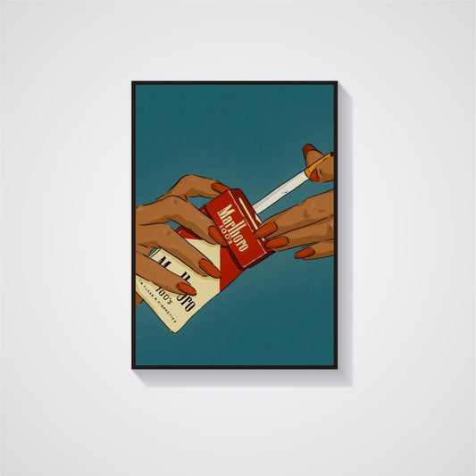 Serene Elegance: Aesthetic Artwork Poster 09