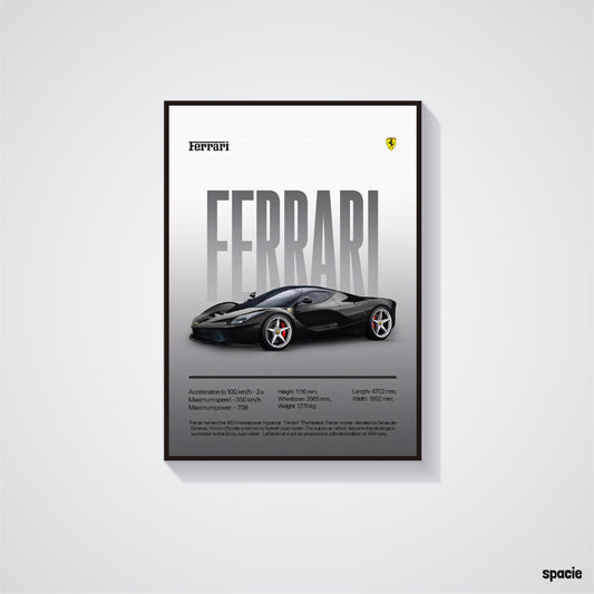 Ferrari LaFerrari - Sport Car Poster