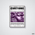 Nissan Skyline GTR Culture - JDM Car Poster