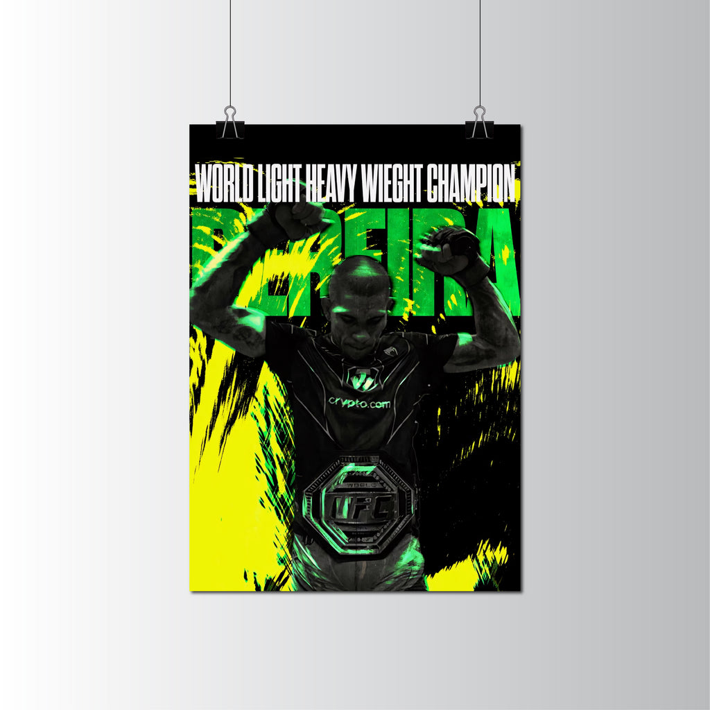 Alex Pereira UFC Fighter Poster