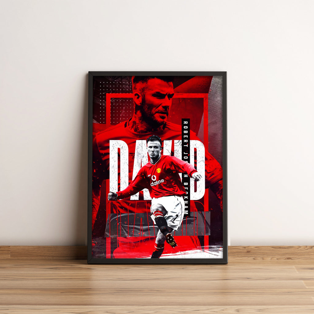 David Beckham Poster - Football Poster
