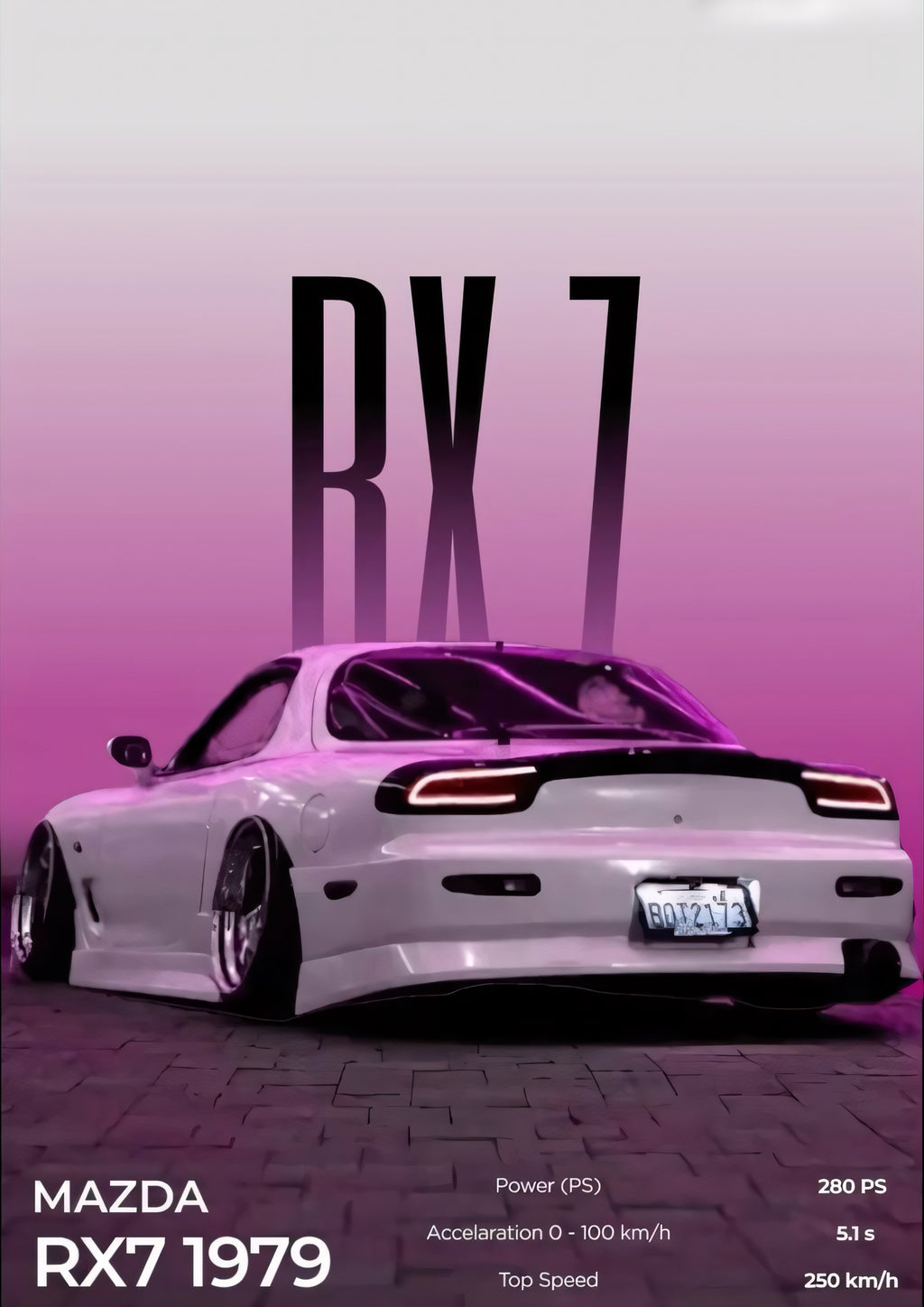 Mazda RX-7 Poster