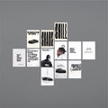 White theme 12 Poster pack