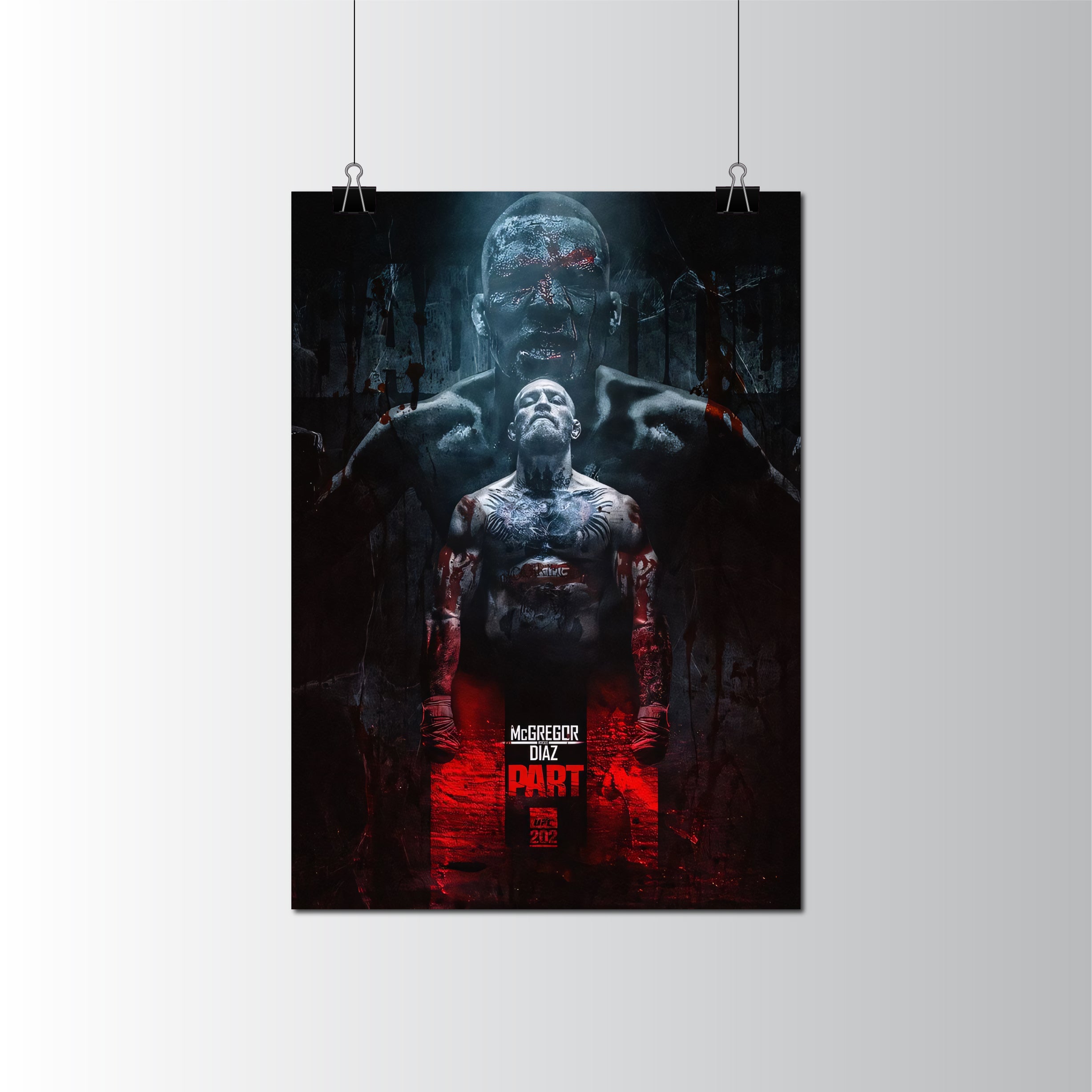 Nate Diaz UFC Fighter Poster