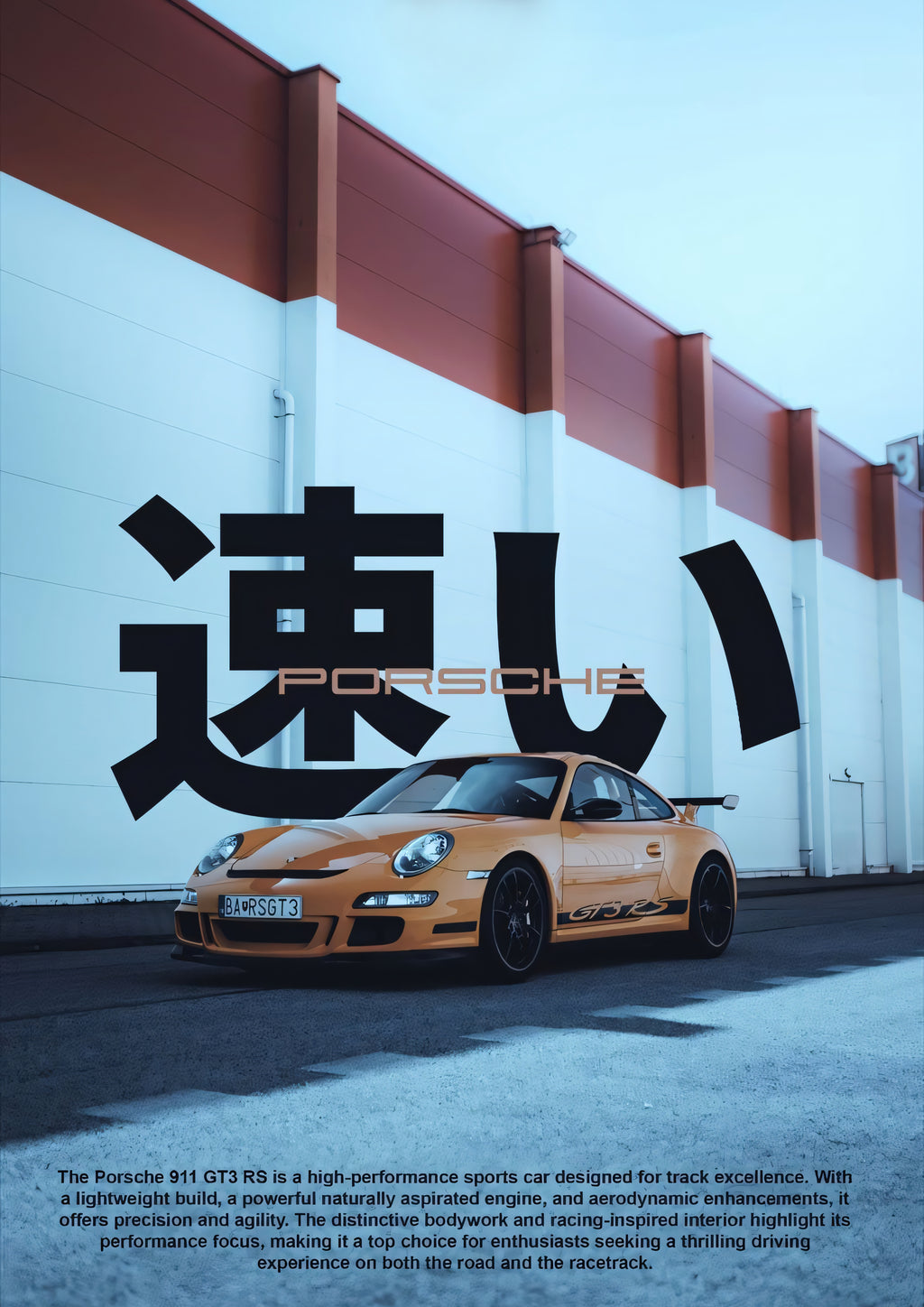 Porsche 911 GT3 Poster 02