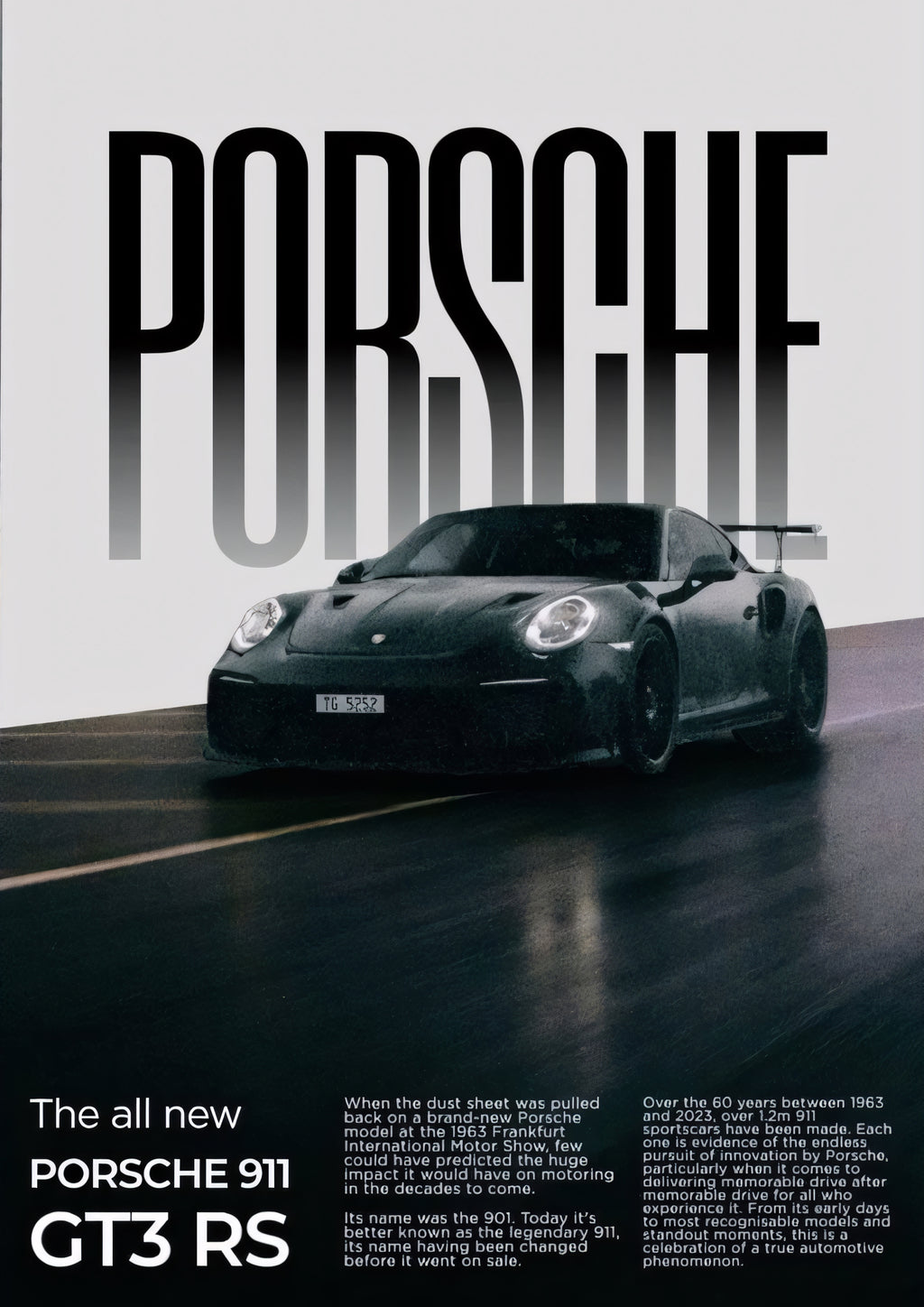 Porsche 911 GT3 Poster 01