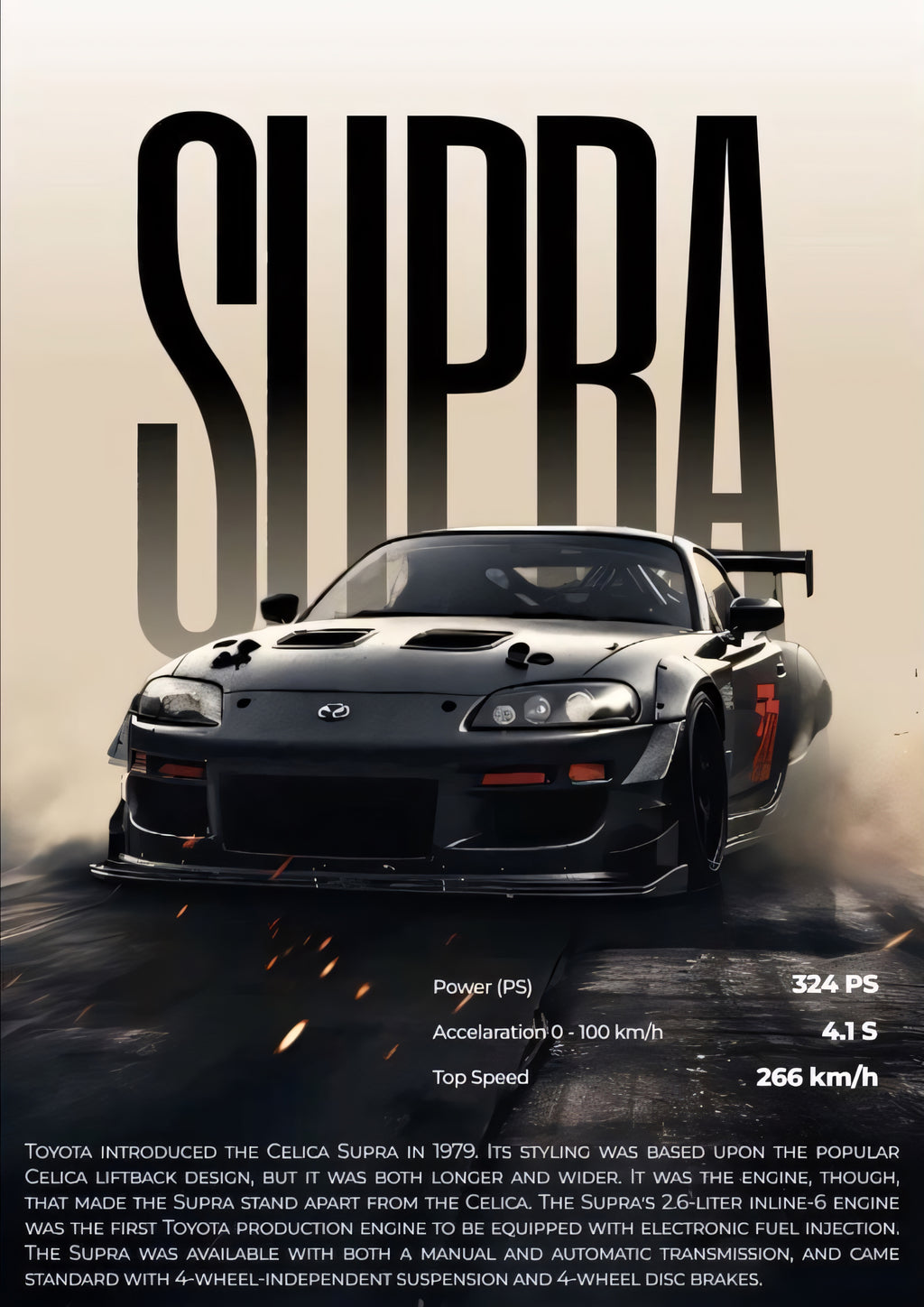 Toyota Supra Poster 02