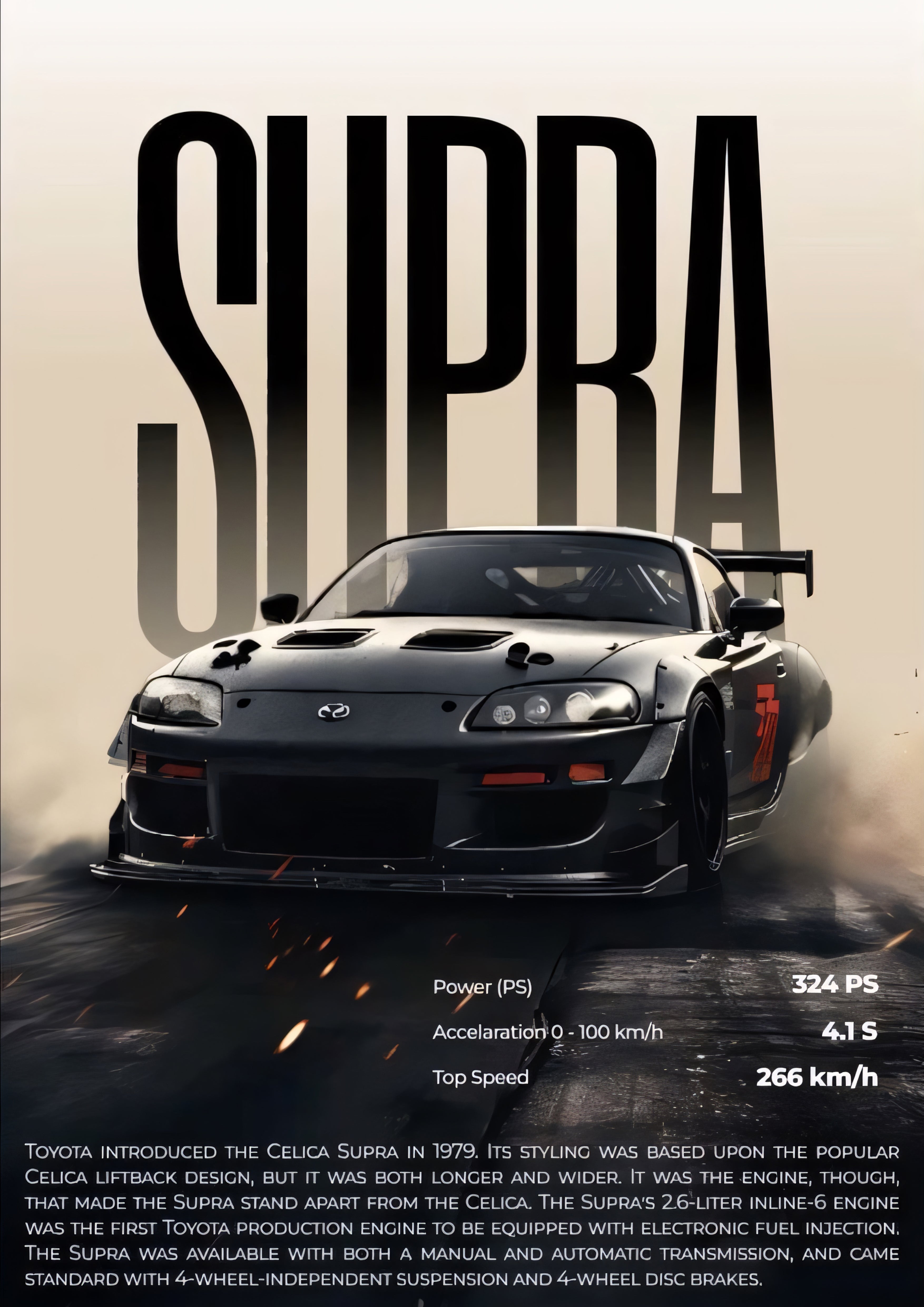Toyota Supra Poster 02