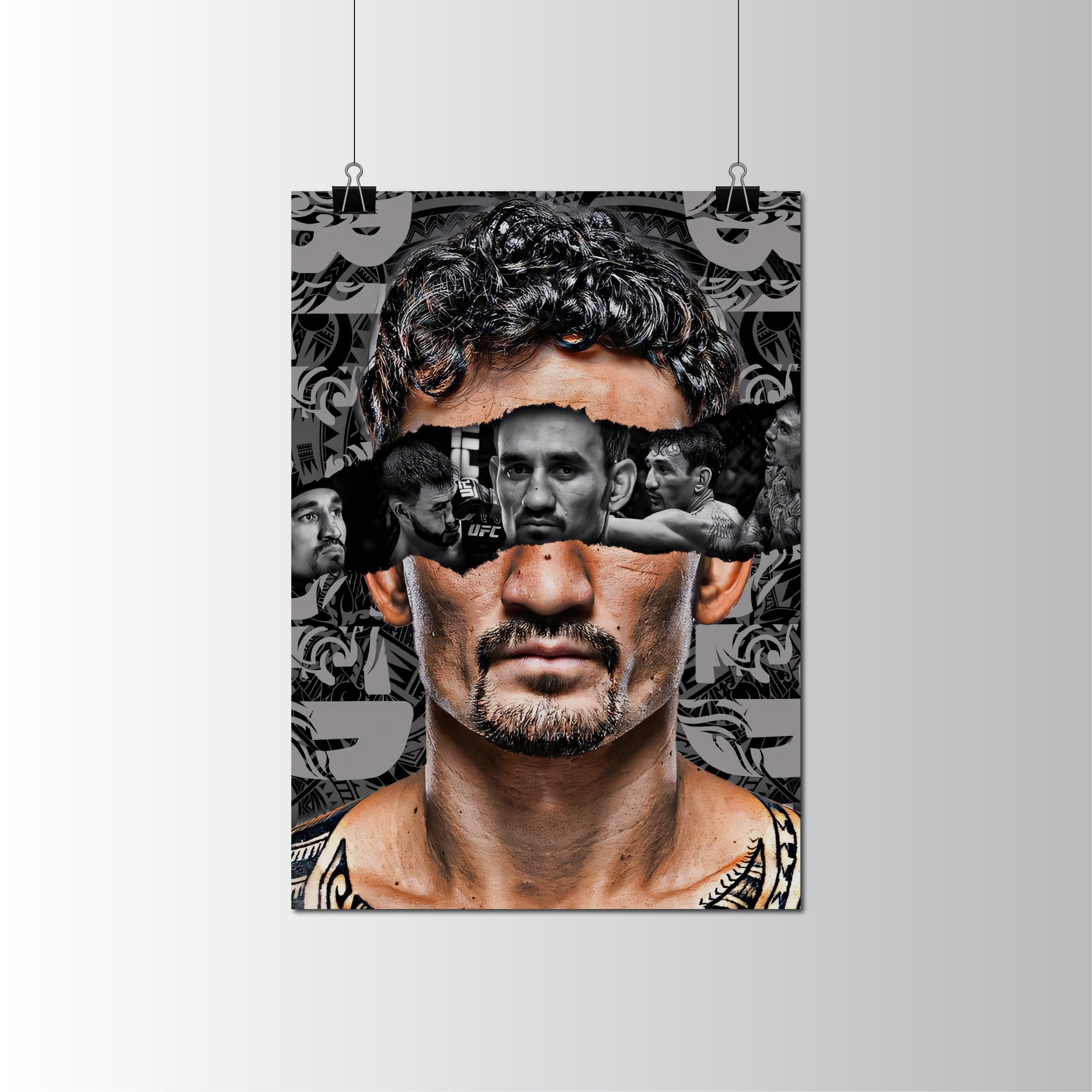 Max Holloway UFC Fighter Poster